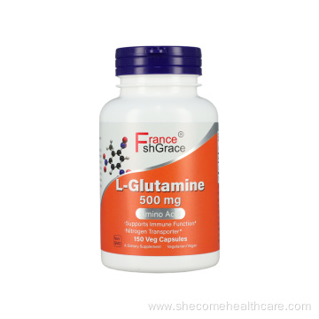 L-Glutamine 150 Capsules Non-GMO Lglutamine supplement